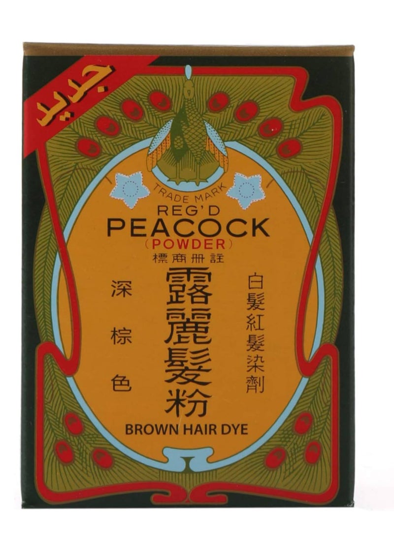 Peacock Peacock Brown Hair Dye - 6 gm  - Image 1