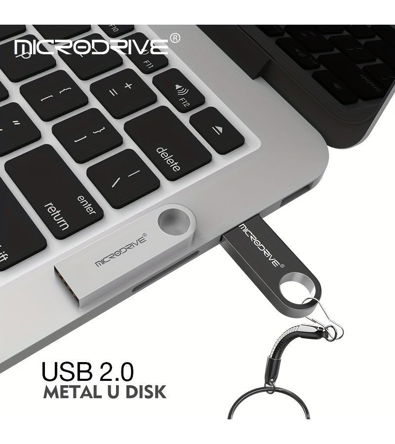 ذاكرة USB فلاش 2.0 عالية السرعة سعة 16 جيجابايت باللون الأسود - تخزين محمول للكمبيوتر المحمول والألبومات والأفلام والسيارة والموسيقى والهاتف - Image 4