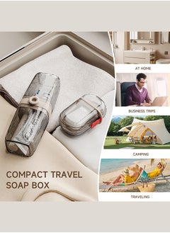 bdo BDO Travel Soap Case, 100% Leakproof Soap Box with Lid, Bar Soap Holder for Traveling, Portable Soap Container for Gym, School, Camping  - Image 4