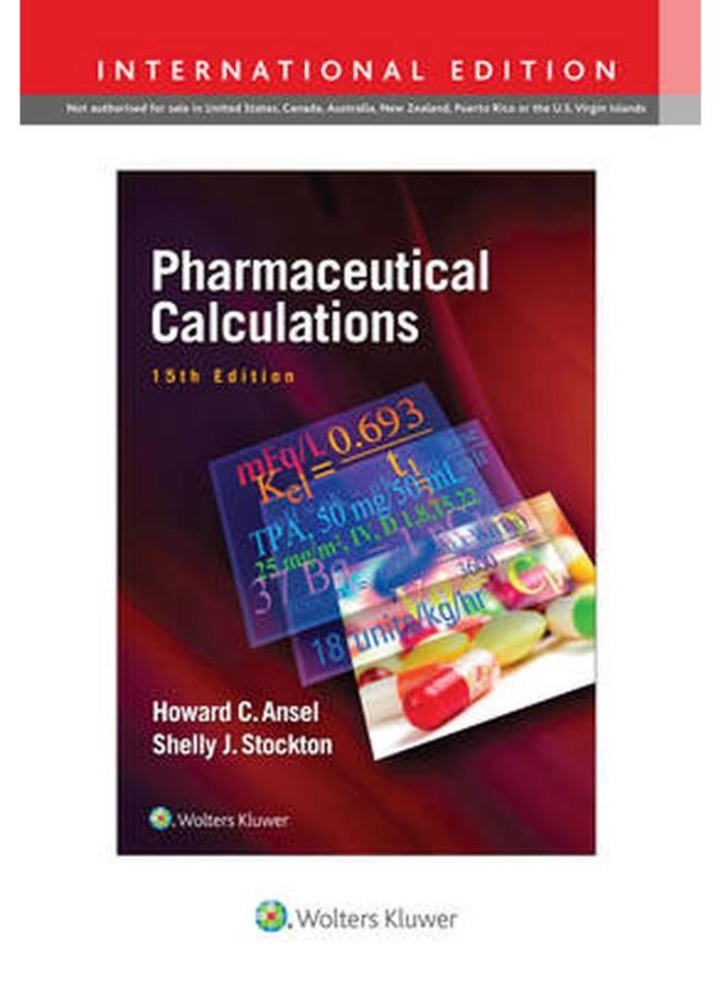 Pharmaceutical Calculations: International Edition