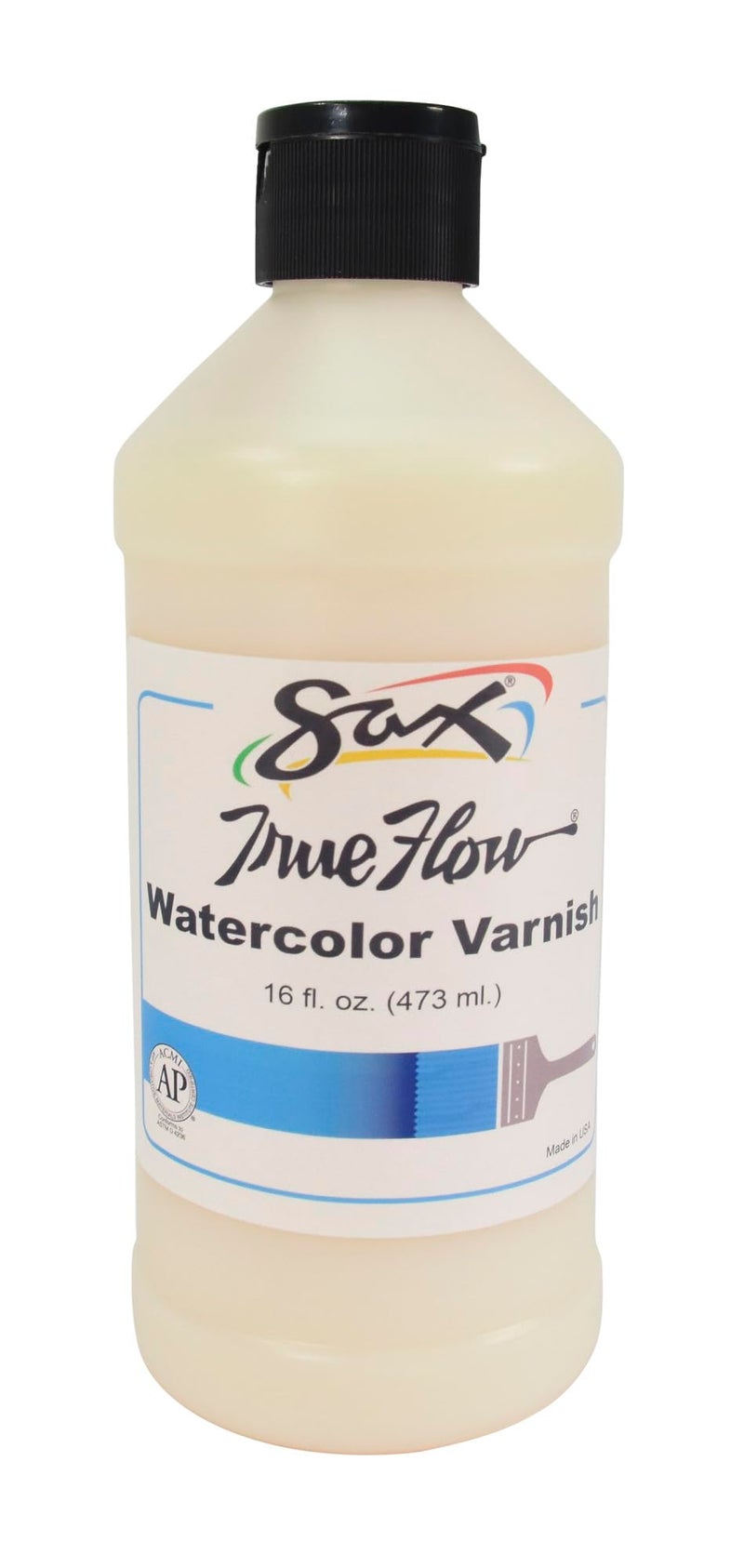 Sax 402420 True Flow Watercolor Varnish High Gloss Sheen 1 Pint 16 Fl Oz Pack of 1