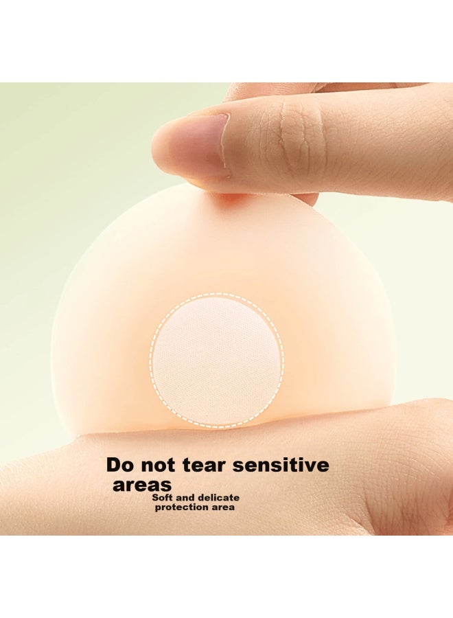 Secretworld Breast Pads For Women, Photo Shoot, Wedding Dress, Invisible Seamless Bra, Silicone Thickened, Small Chest, Anti-nipple Show For Men And Women, Nipple Covers - Image 2