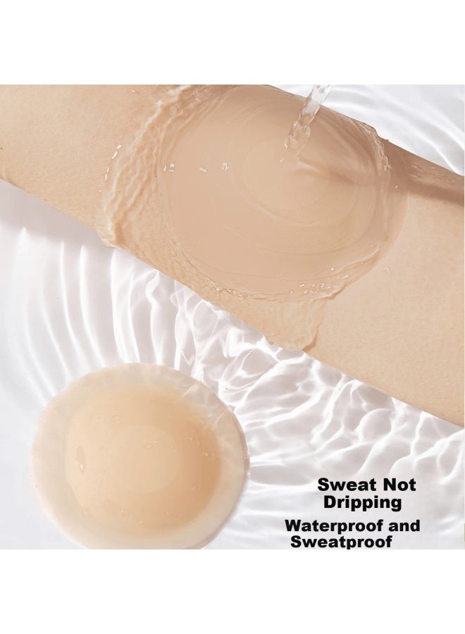 Secretworld Breast Pads For Women, Photo Shoot, Wedding Dress, Invisible Seamless Bra, Silicone Thickened, Small Chest, Anti-nipple Show For Men And Women, Nipple Covers - Image 3