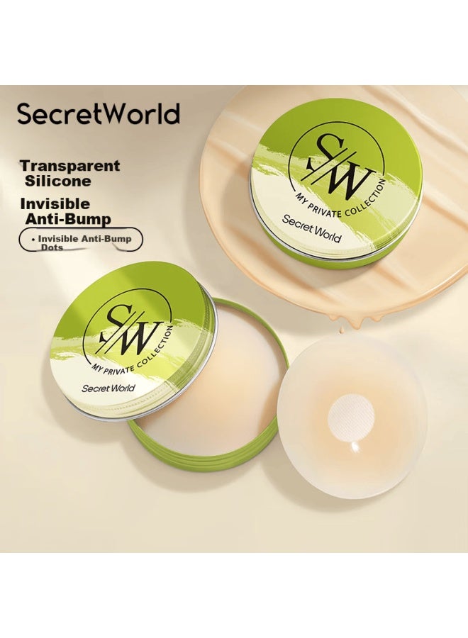 Secretworld Breast Pads For Women, Photo Shoot, Wedding Dress, Invisible Seamless Bra, Silicone Thickened, Small Chest, Anti-nipple Show For Men And Women, Nipple Covers - Image 5