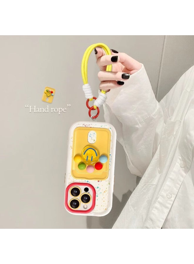 Zitai 3d Cartoon Smiley Face Iphone 15 Pro Max Case, Creative Shockproof Protective Cover For Apple 15 Phone With Hanging Rope - Image 2