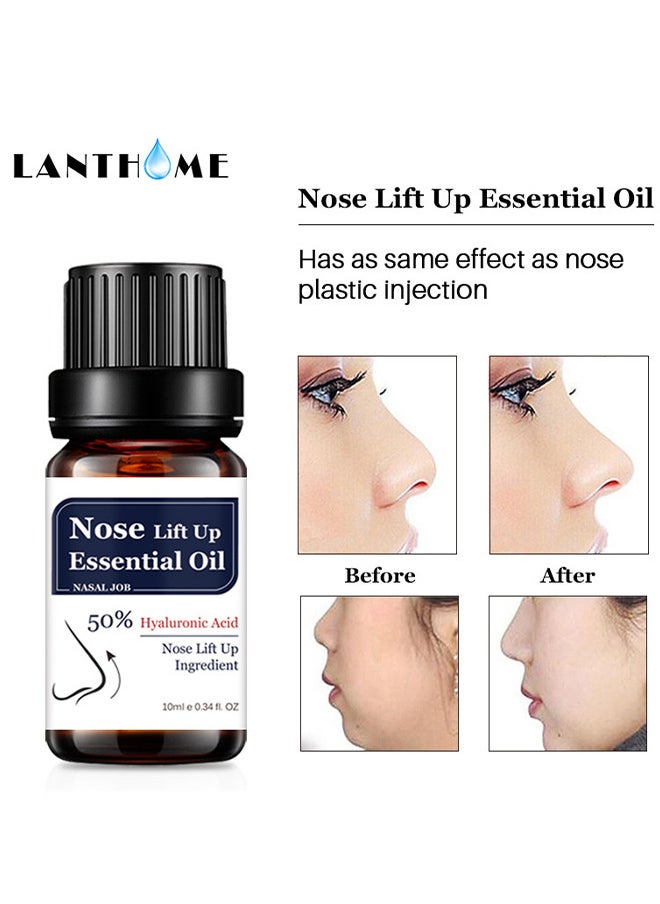 Lanthome Nose Lift Up Essential Oil, Heighten Rhinoplasty Collagen Firming Moisturizing Perfect Nose Serum Reshape Natural Beauty Skin Care  - Image 5