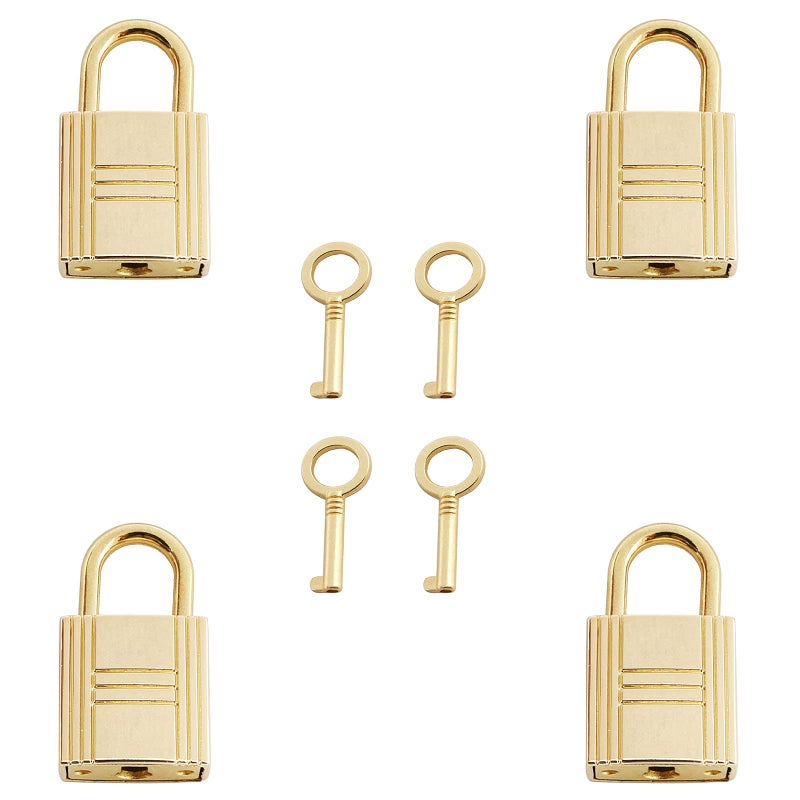 heyous 4pcs Zinc Alloy Archaize Padlocks Key Lock with Key for Wooden Boxes Jewelry Box Storage Box Lockable Diary Book Gold