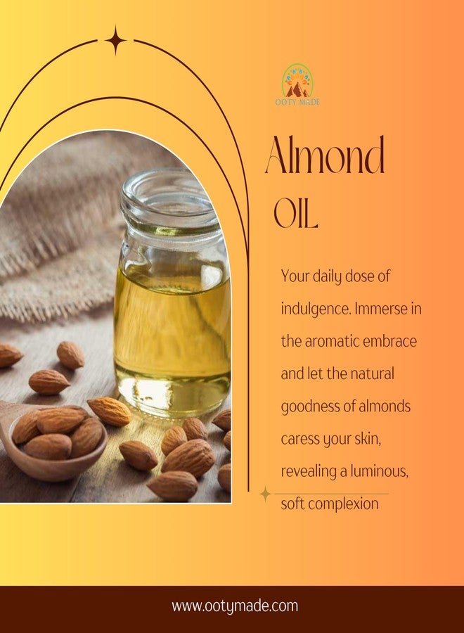 OotyMade.com Almond Oil for Hair Growth and Glowing Skin & Face (100 ML) - Image 4