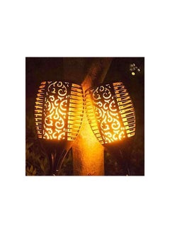 ماركة غير محددة كشافات مصابيح طاقة شمسية ديكور للفنادق والحدائق والفلل والمطاعم عدد 4، أسود  - Image 3