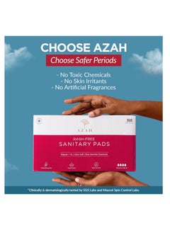 AZAH Sanitary Pads for Women XL [Pack of 30] 100% Rash-Free sanitary napkins | 3x More Absorption, Cottony Soft and Dry Top Cover for heavy Flow | Toxin Free, Locks Odour, Leak-Proof - pzsku/Z9D5B7A328938C625D654Z/45/1741149058/e0f5d97c-7551-4a03-ad5d-53002a5983a5