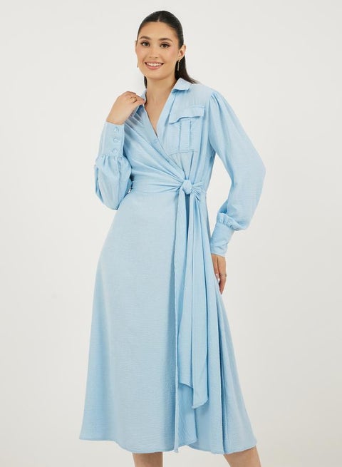 Belted Shirtwaist Dress