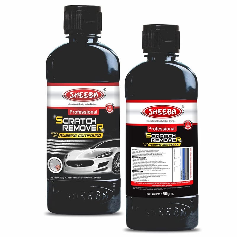 Sheeba All-in-One Multi Purpose Polish (250 ml) (SAIO372501) & Sheeba Rubbing Compound Scratch Remover (200 ml) (SCRC06) - Image 4