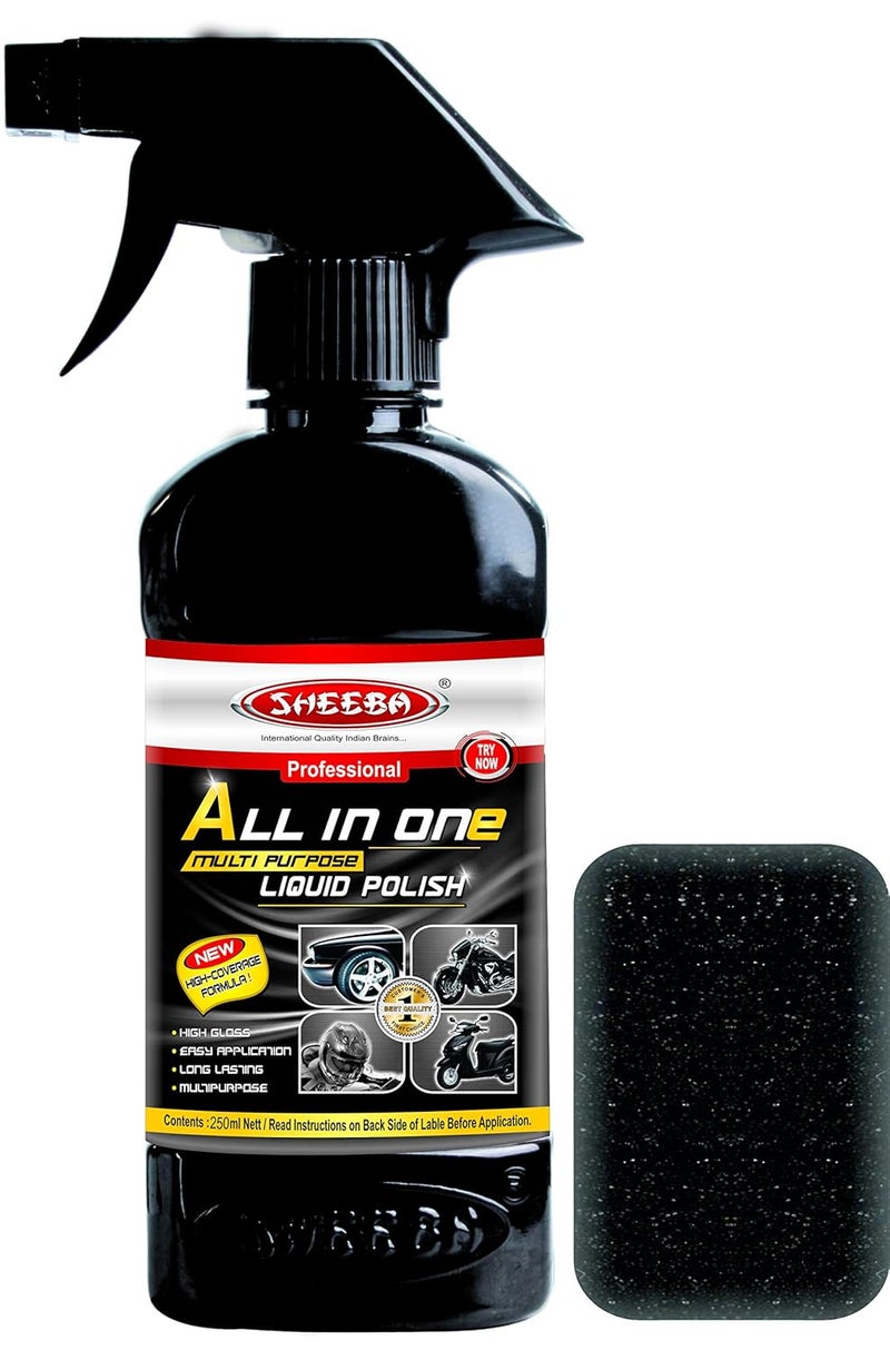 Sheeba All-in-One Multi Purpose Polish (250 ml) (SAIO372501) & Sheeba Rubbing Compound Scratch Remover (200 ml) (SCRC06) - Image 2