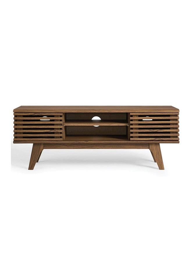 AtoZ Furniture - Render Media Console TV Stand in Brown Color - Image 1