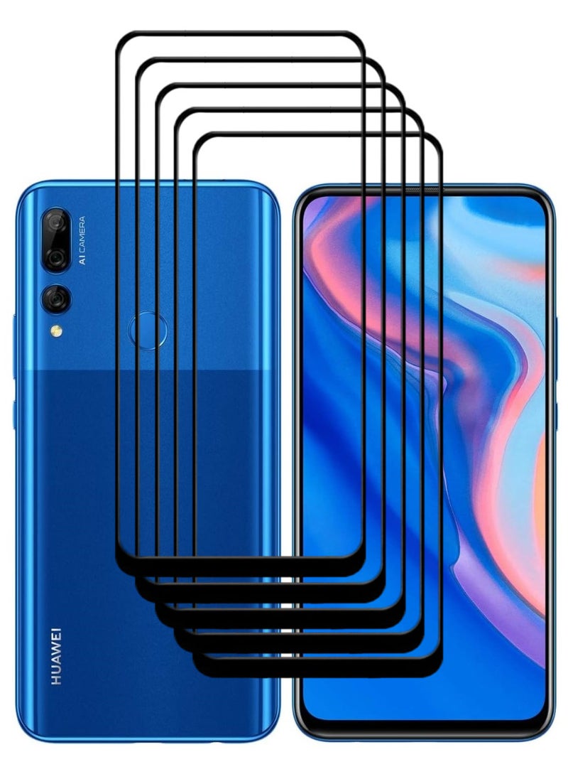 ACLIX 5 Pieces Antistatic ESD Dustproof Premium Quality High Definition Tempered Glass Screen Protector Designed For Huawei Y9 Prime (2019) - Image 1