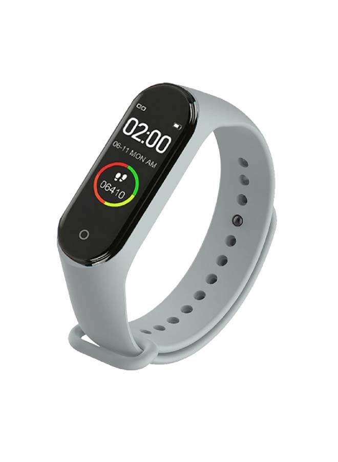 NIBEMINENT M6 Smart Bracelet Watch Fitness Tracker IP67 with Heart Rate Monitor and Pedometer for iOS/ Android Grey - Image 1