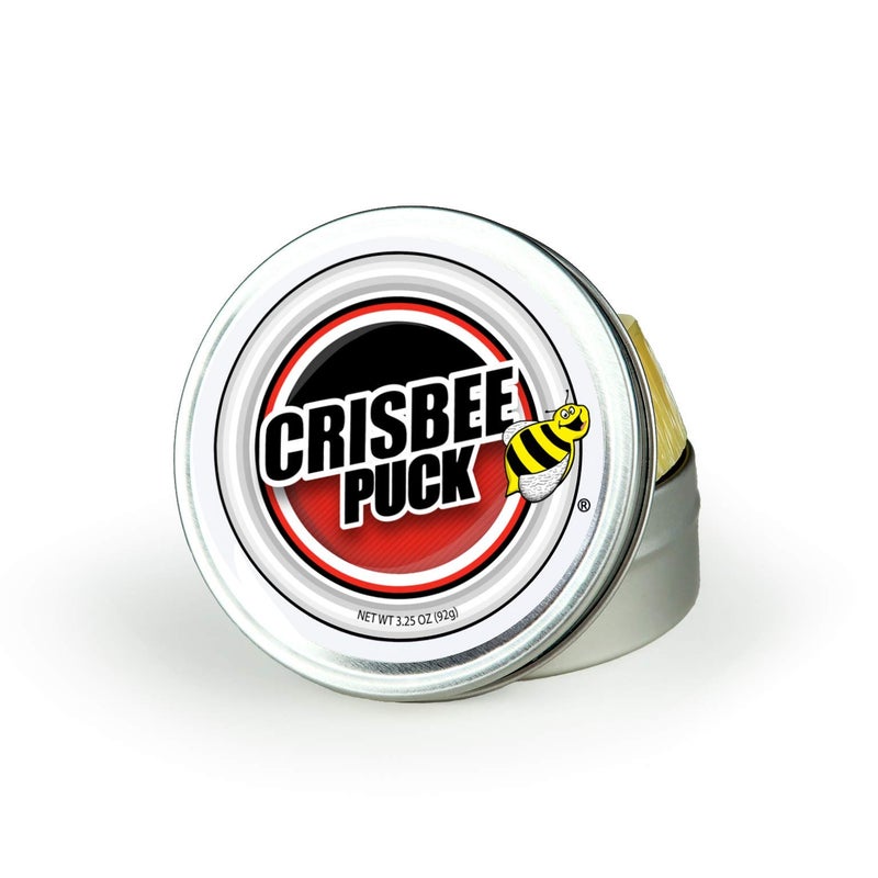 Crisbee Puck® Cast Iron and Carbon Steel Seasoning - Family Made in USA - The Cast Iron Seasoning Oil & Conditioner Preferred by Experts - Maintain a Cleaner Non-Stick Skillet - Image 1