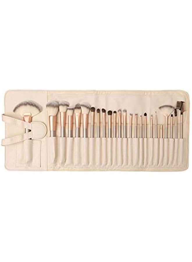 BLOOMING TIME Makeup Brush Set 18 Pcs Premium Synthetic Foundation Powder Concealers Eye shadows Blush Makeup Brushes with Bag - Image 2