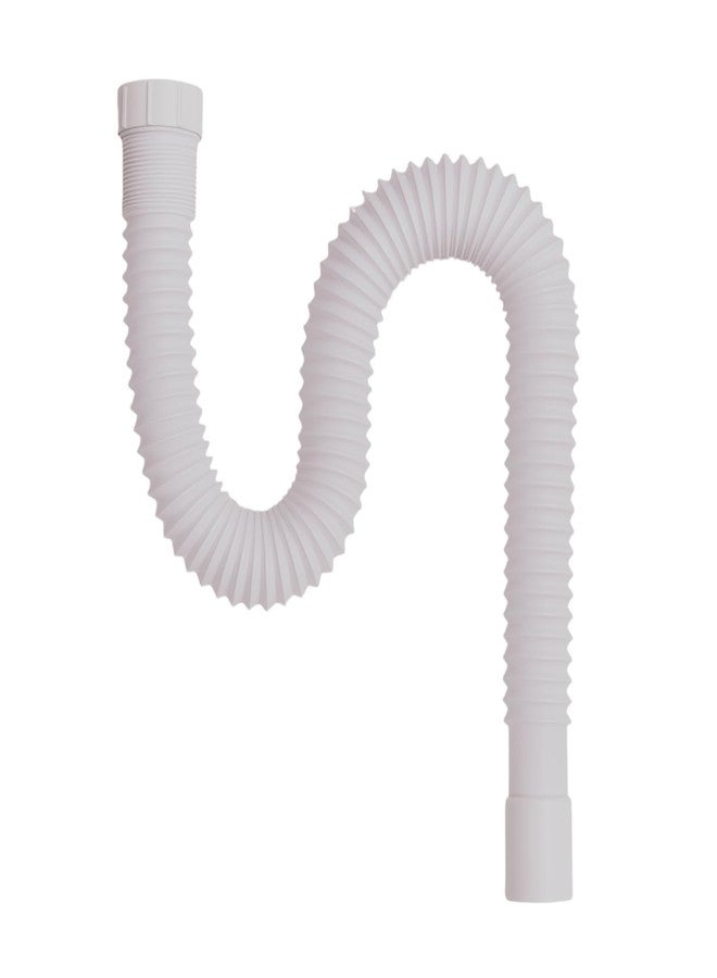 ANNACREATIONS ANNA CREATIONS PVC Water Outlet Waste Pipe for Wash Basin/Sink (White Color) - Image 1