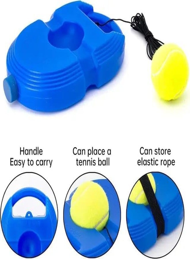 SHOPER ZONE Rebound Ball Trainer with String for Tennis & Cricket | Solo Practice Training Equipment | Elastic Rope Practice Ball for Kids Adults Indoor Outdoor - Image 4