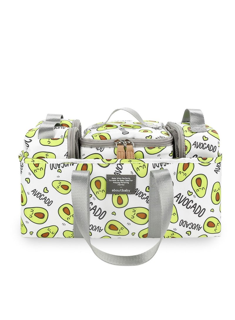 Gonice New 5-piece mommy bag Multi-functional stroller bag - Image 1