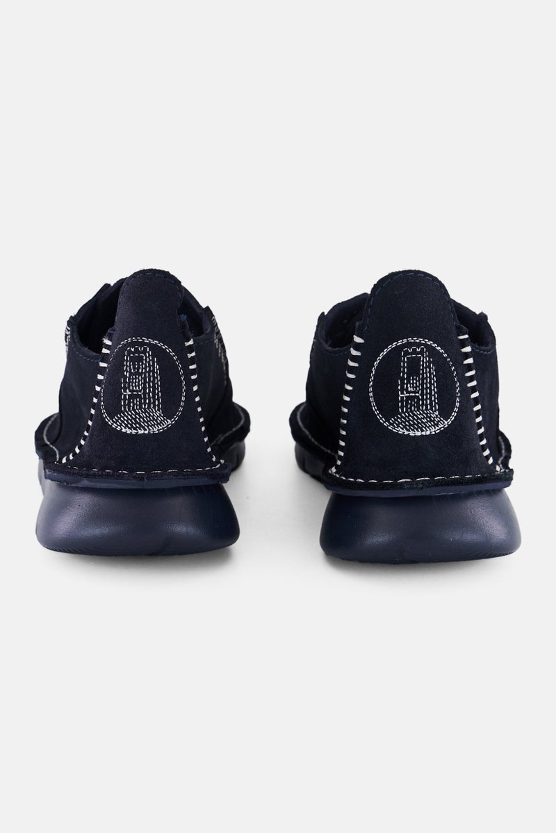 clarks Men Colehill Walk Standard Fit Lace Up Casual Shoes, Navy Blue - Image 3
