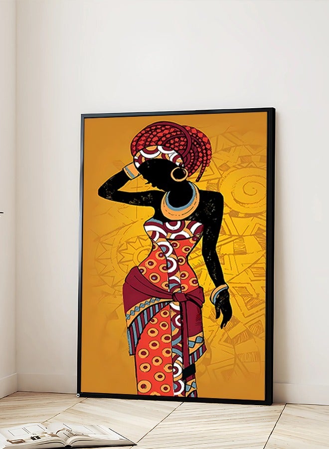 4gdran Canvas Wall Art For Wall Decoration Abstract Design With A Hollow Frame Size 120x80cm One Piece  - Image 2
