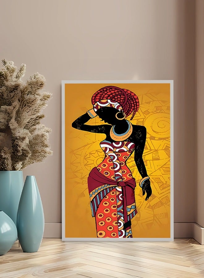4gdran Canvas Wall Art For Wall Decoration Abstract Design With A Hollow Frame Size 120x80cm One Piece  - Image 3