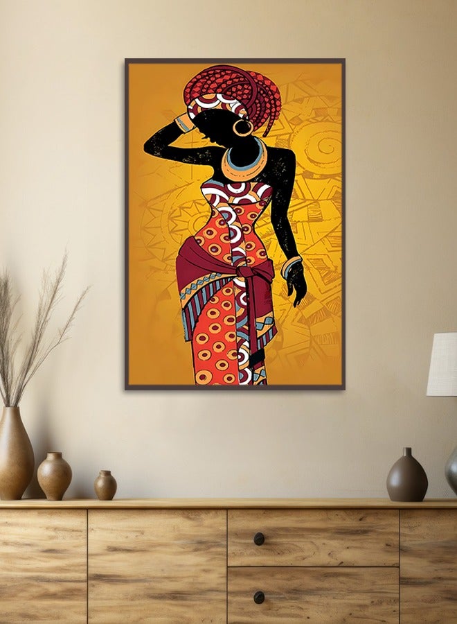 4gdran Canvas Wall Art For Wall Decoration Abstract Design With A Hollow Frame Size 120x80cm One Piece  - Image 4