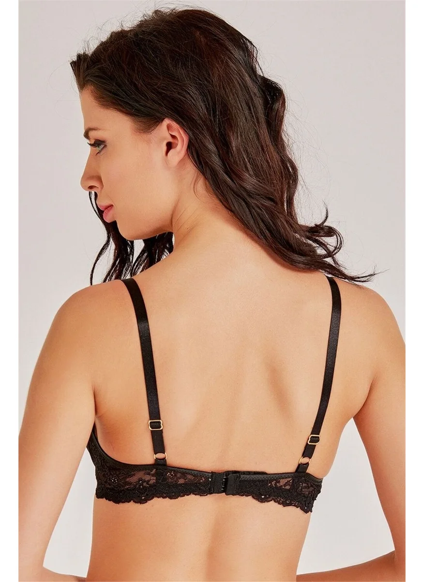 Magic Form 3589 Women's Black Soft Sponge Lace Bra