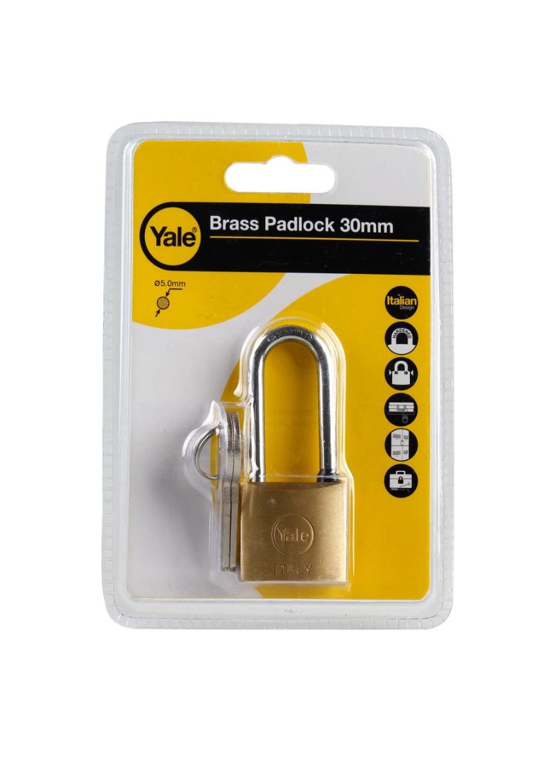 Yale Brass Padlock 113 Series 3 cm