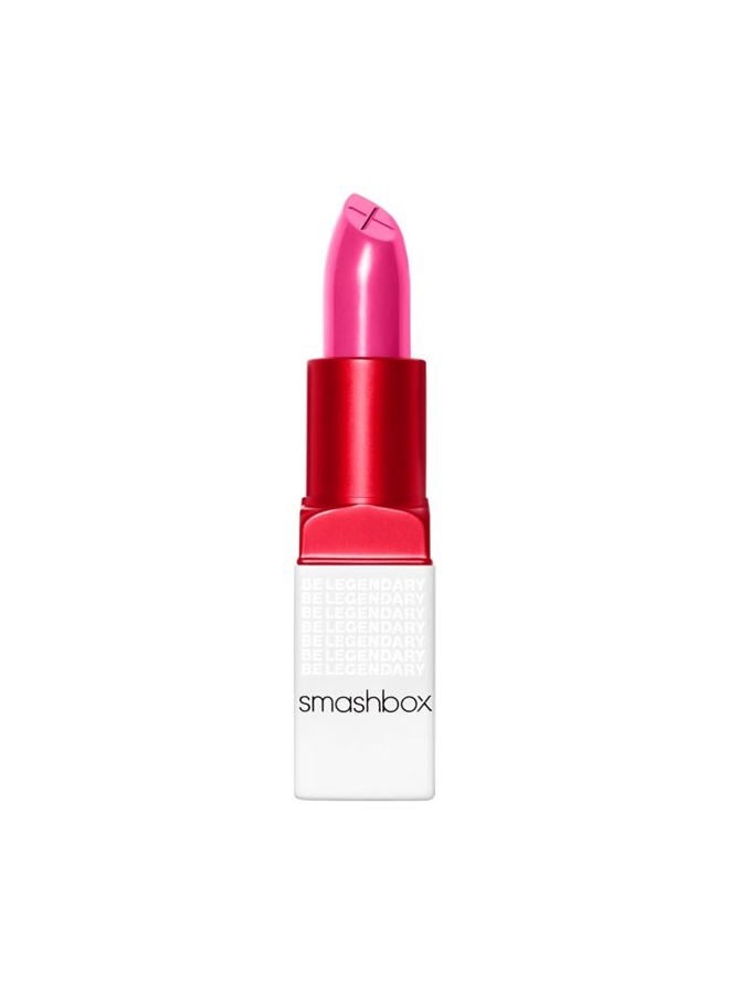 moira Be Legendary Prime & Plush Lipstick | Creamy, High-Pigment, Peptide + Moisture Infused lipstick with built in primer for smooth color, 0.14 Ounce, Poolside - Image 1