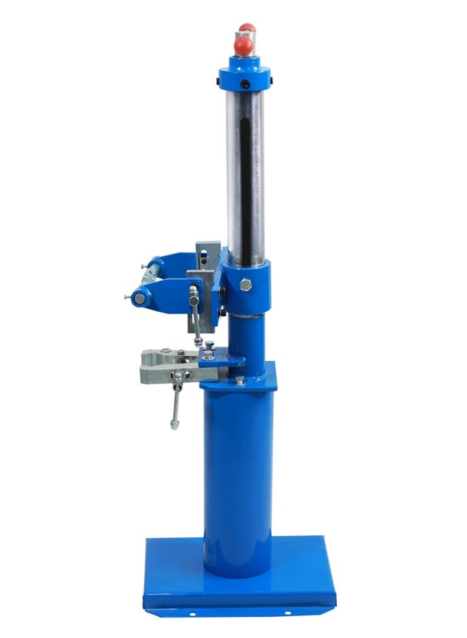 LAWAZIM Blue Hand Operate Spring Tensioner - Vertical Screw-Type Floor-Standing Compressor for Coil Spring, Shock Absorber, Strut Assembly, and Disassembly Automotive Suspension Service - Image 2