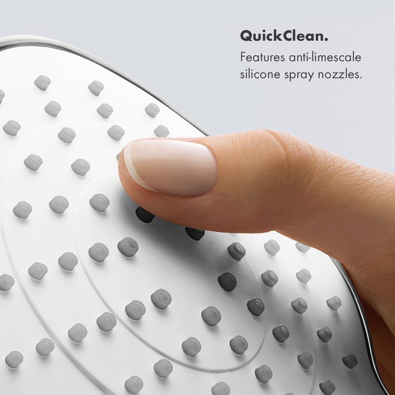 hansgrohe Croma 100 Classic Easy Install 5-inch Handheld Shower Head Classic 3 Full, Pulsating Massage, Intense Turbo 04072820 - Image 2