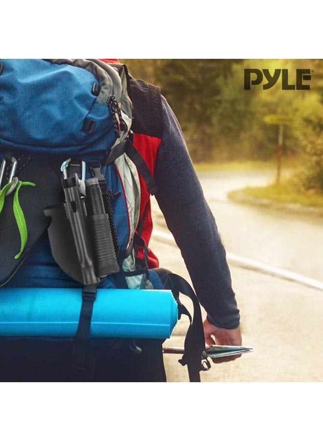 Pyle Heavy-Duty Compact Folding Utility Shovel - High-Carbon Steel w/ 3-Way Folding Design, Multi-Tool for Off Road, Camping, Gardening, Beach, Digging Dirt, etc. w/Carrying Pouch - PyleSport PHMDSH11 - Image 5