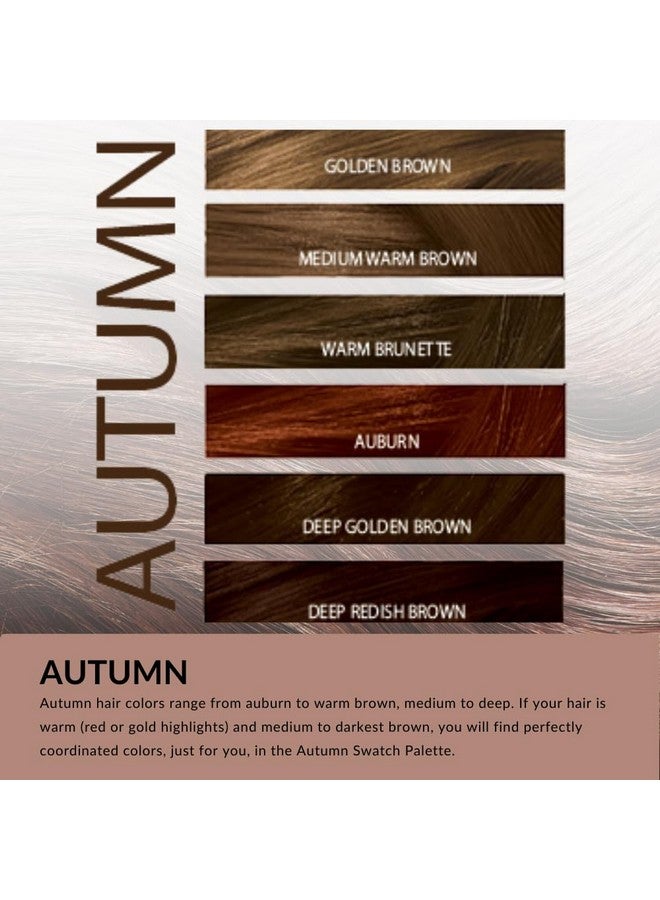 Color Me Beautiful Autumn Swatch Fan by Color Me Beautiful, Personalized Color Guide for Selecting Clothing, Makeup and Accessories, Portable and Compact, 48 Custom Matched Chips - Image 5