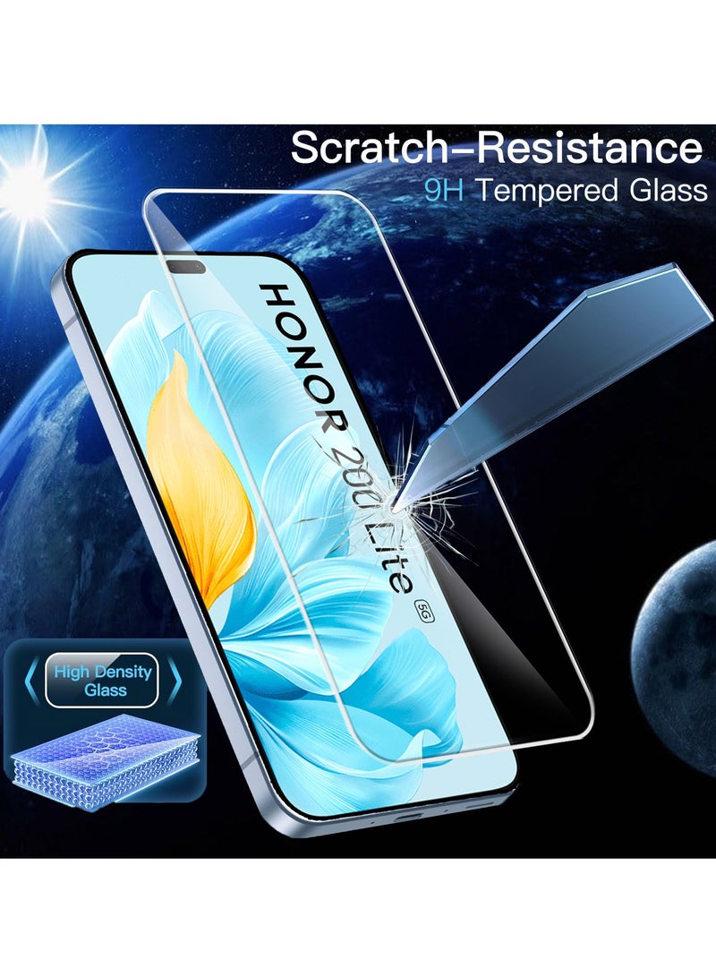 Techie Honor 200 Lite 5G 2024 HD Clear Tempered Glass Screen Protector - Image 4