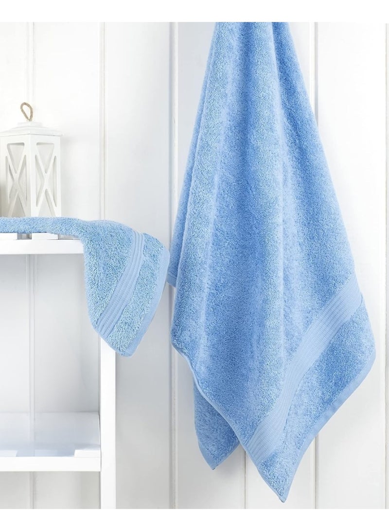 تى ام هوم فوطة حمام فندقية فاخرة من TM HOME – قطن مصري طبيعي 100% – لون بيبي بلو ناعم وأنيق – مقاس 50×100 سم – امتصاص فائق ونعومة حريرية بجودة فندقية عالية - Image 5