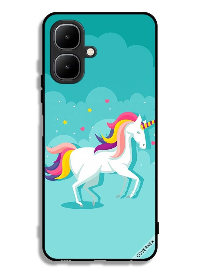 Covernex Infinix Smart 10 Protective Case Cover Unicorn Walking