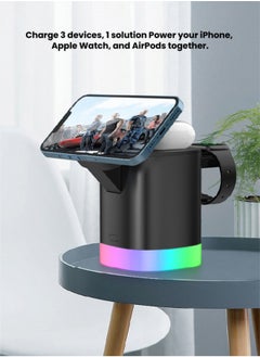 SEEKEN 3 IN 1 Magpower Charging Station | 3-in-1 Wireless Charging Dock | Magnetic Charger | Wireless Charger | Multi-Device Charger | Premium Design. - pzsku/Z9D5CE6F3D6DCAECD70FCZ/45/_/1734517268/3c0527a5-98ed-4344-ba60-24936cc076ef