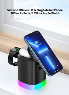 SEEKEN 3 IN 1 Magpower Charging Station | 3-in-1 Wireless Charging Dock | Magnetic Charger | Wireless Charger | Multi-Device Charger | Premium Design. - pzsku/Z9D5CE6F3D6DCAECD70FCZ/45/_/1734517269/aefba4bd-d4af-40b6-b879-ffa310270896