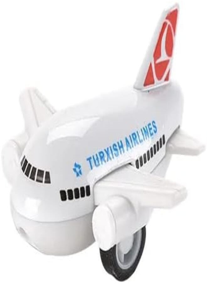 Pull Back Passenger Plane Toys for Kids Airplane White Unisex Toys Hot Sale Mini Alloy Plastic Aircraft 4 