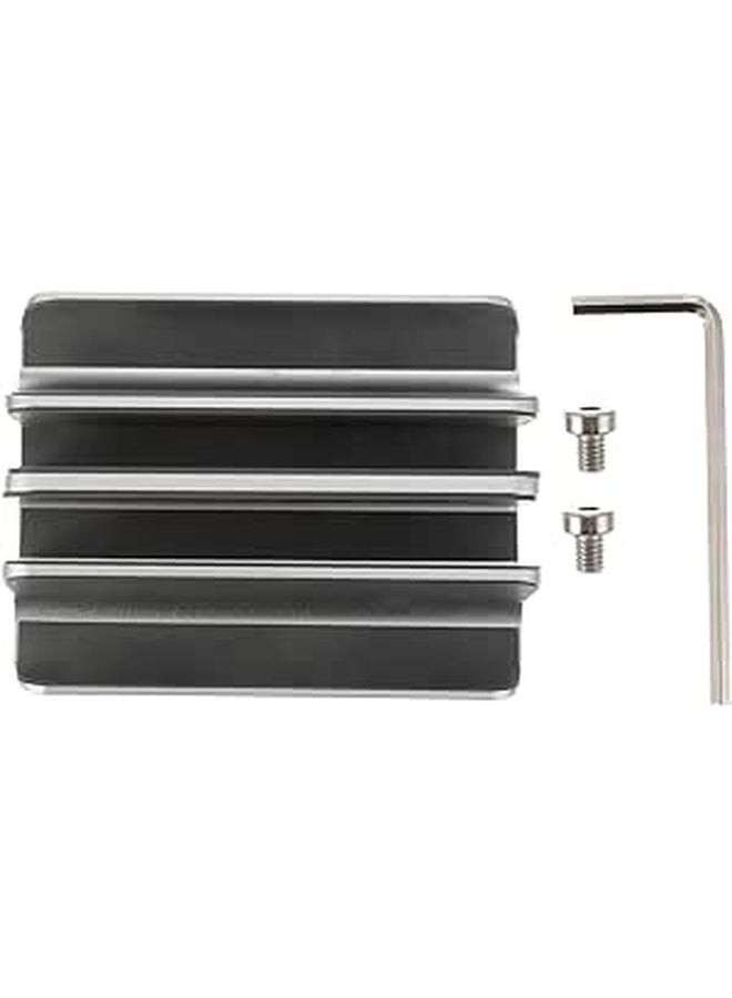 Aluminum Alloy Vertical Laptop Stand Dual Slot Holder Portable Silver Storage - Image 1