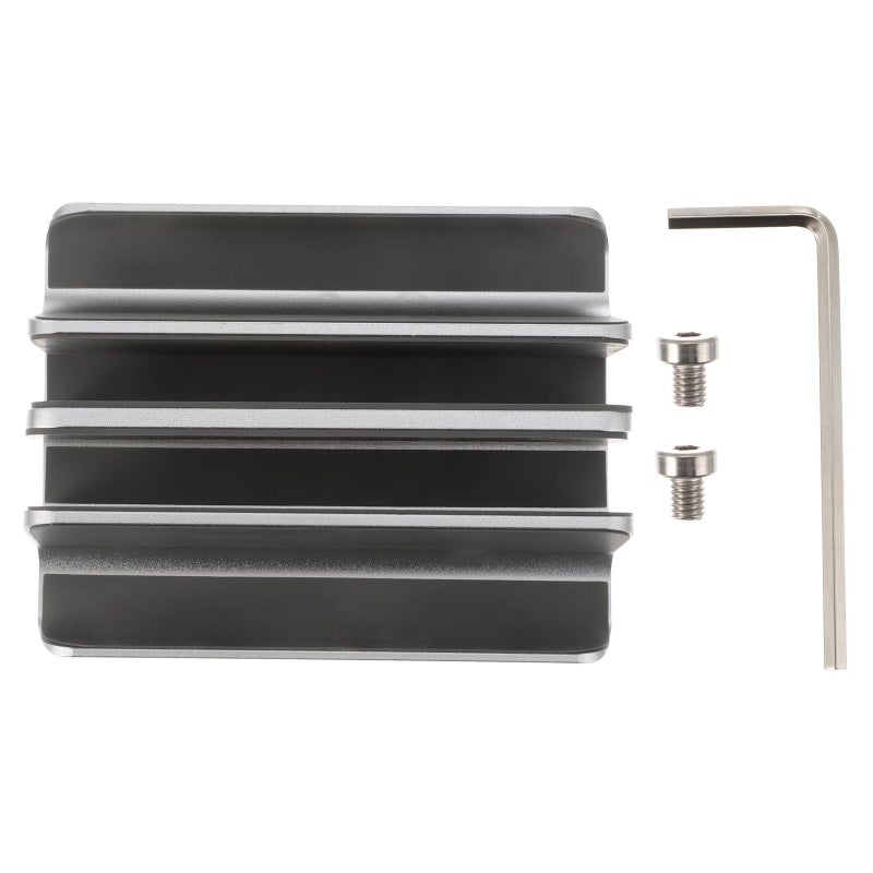 Aluminum Alloy Vertical Laptop Stand Dual Slot Holder Portable Silver Storage - Image 2