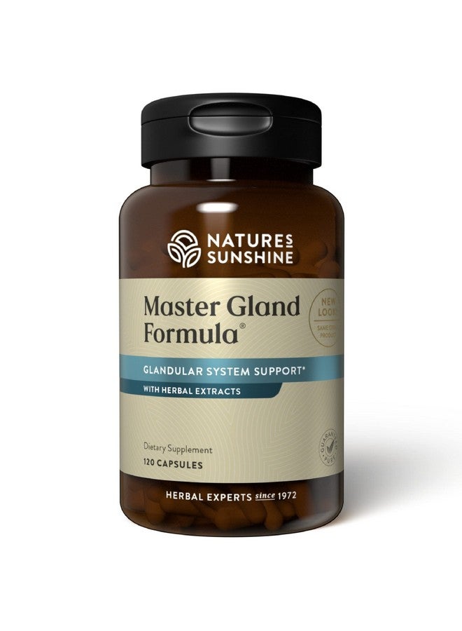 Nature's Sunshine Master Gland 120 Capsules ; Provides Complete Nutritional Support For Every Gland In The Body Helps Support Energy Metabolism - Image 1