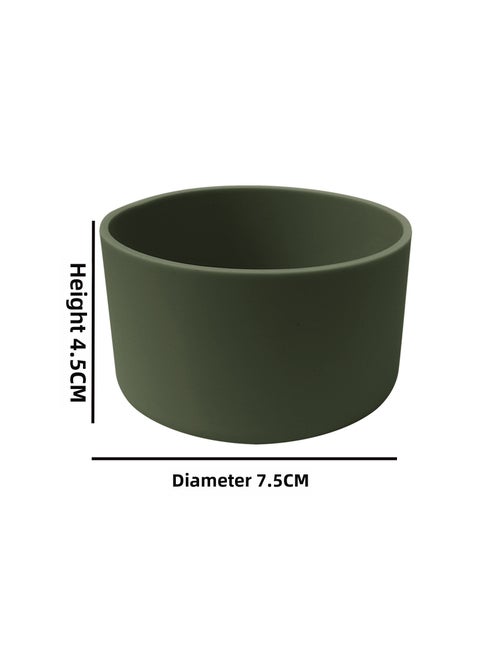 Silicone Sleeve Anti-Slip Heat-Resistant for Hydro FlaskArmy Green (7.5cm) Army Green (7.5cm)