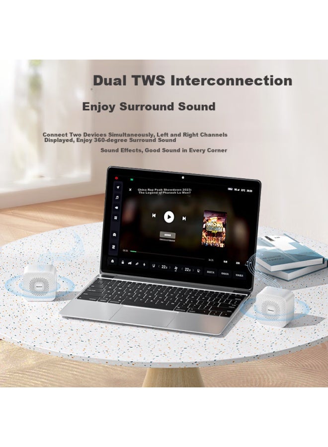 Newmine Bt520 Bluetooth Speaker, Hifi High-quality Wireless Mini Speaker, Outdoor Portable Subwoofer, Personal Audio Player, Small Gift, Payment Receiver, Announcer - Image 2