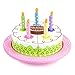 Imagination Generation 13 Piece Wood Happy Birthday Cake Set Cake Candles Serving Tool TrayParty Roleplaying for KidsVanilla Cake - Image 3