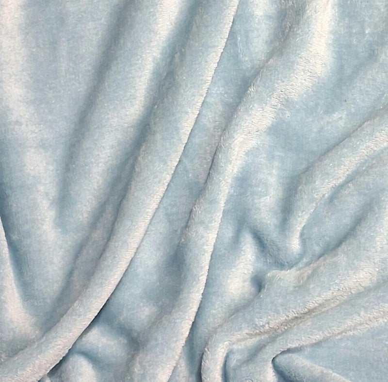 CHANDRAVATI Premium Plush Solid Summer Single Bed Dohar/Ac Blanket | 200 GSM Reversible Lightweight Cozy Soft for Single Bed, Sofa, Couch, Travel & Camping || (Sky Blue, Double) - Image 2