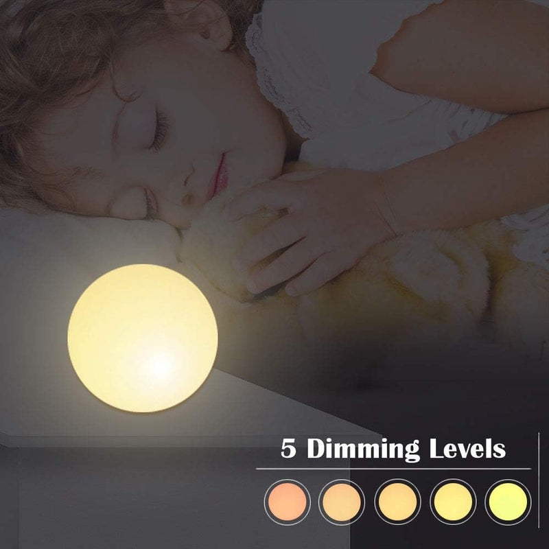 Borelor LED Ball Light, 4.7-Inch Rechargeable Mood Lights Multicolor Changing IP65 Waterproof Indoor/Outdoor Light for Home/Party/Pool/Wedding/Lawn Decoration - Image 5